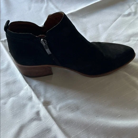 Franco Sarto Black Ankle Booties - Picture 3 of 7